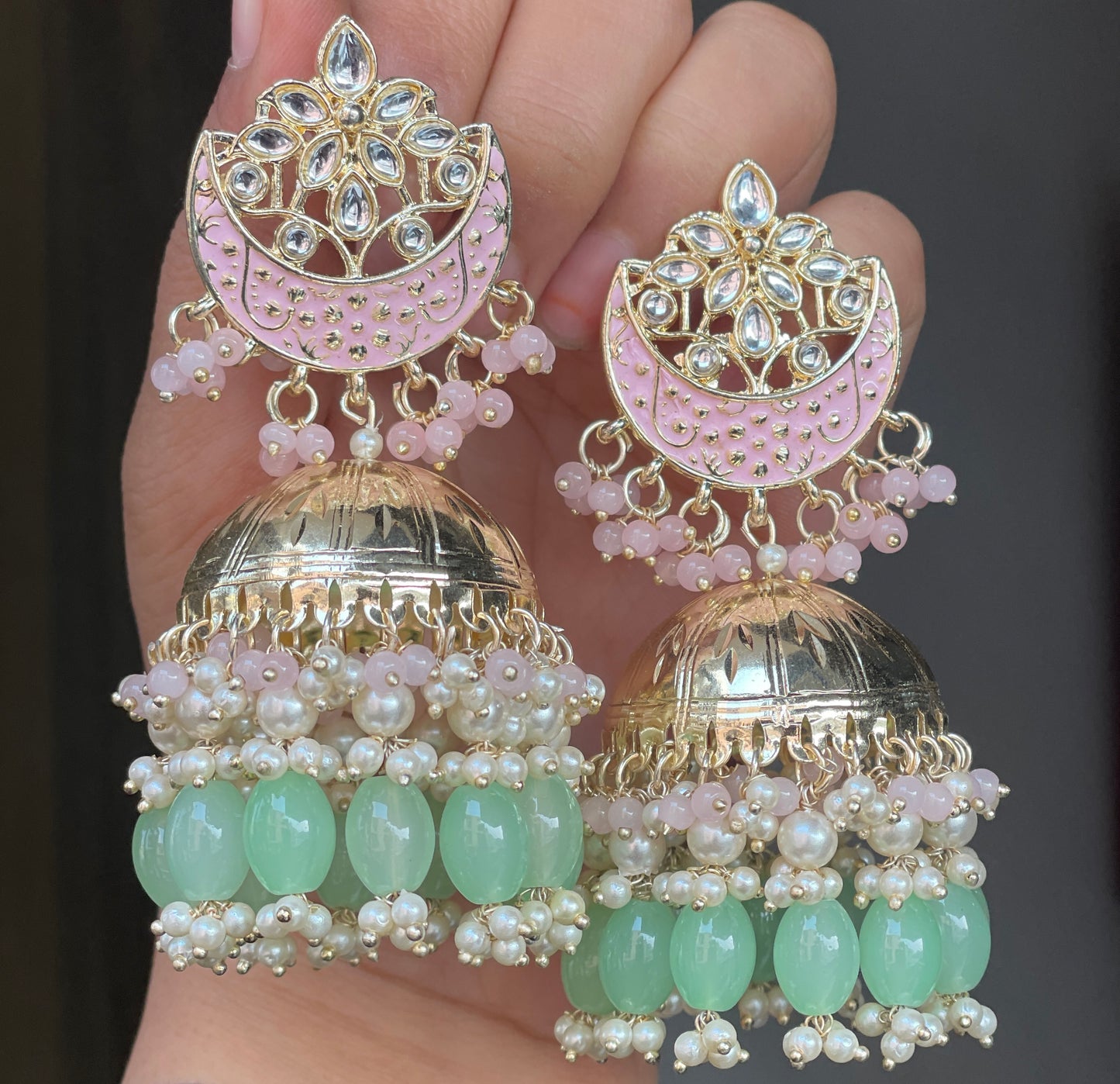 Chand Shaded Jhumka