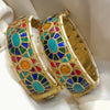 Jadau Multi Coloured Opening Bangles