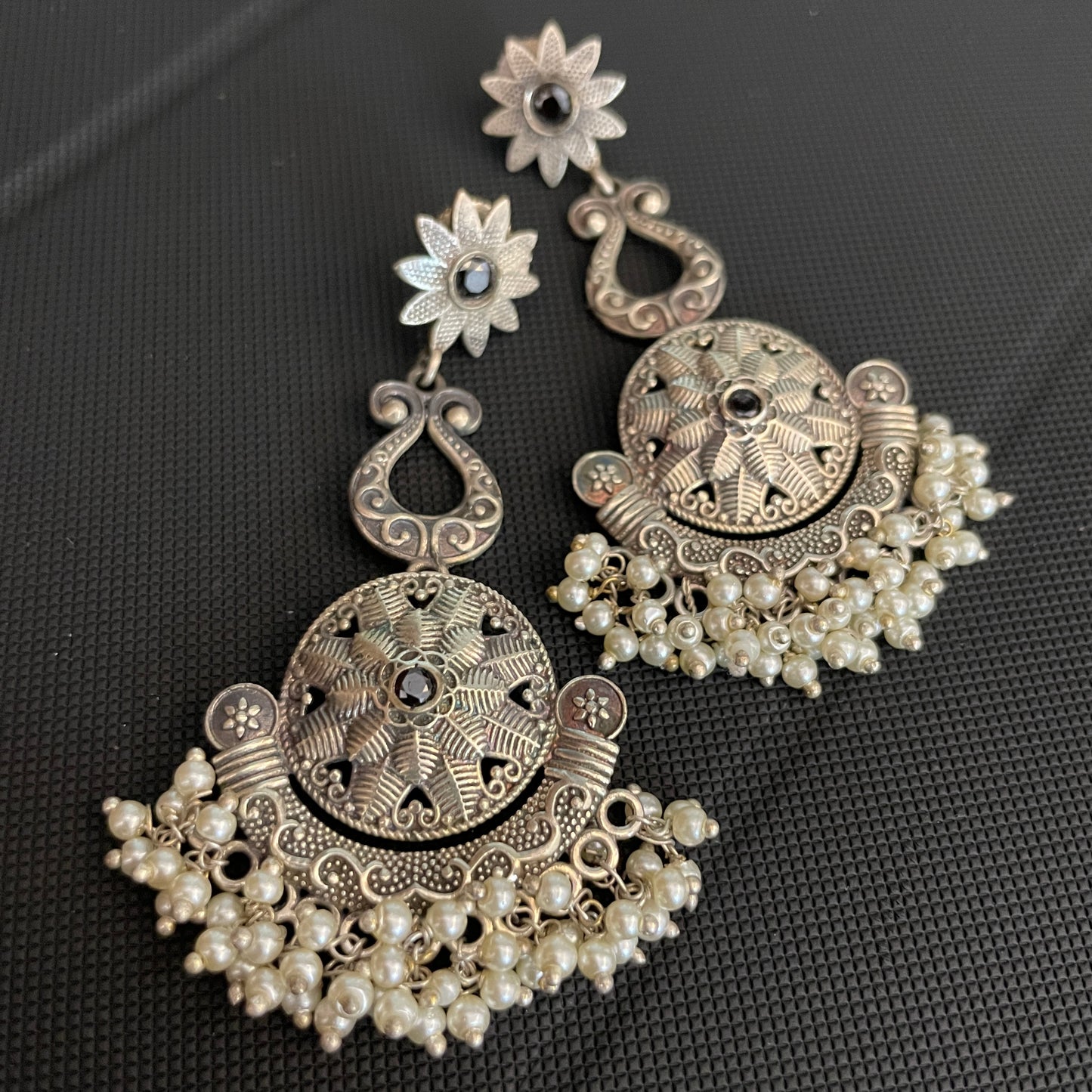 German Silver Danglers