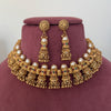 Parvati Gold Jhumka Necklace Set