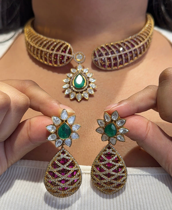 Ishvika Hasli Necklace Set