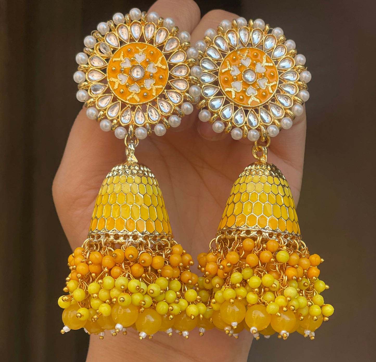 Ombre Jhumkas