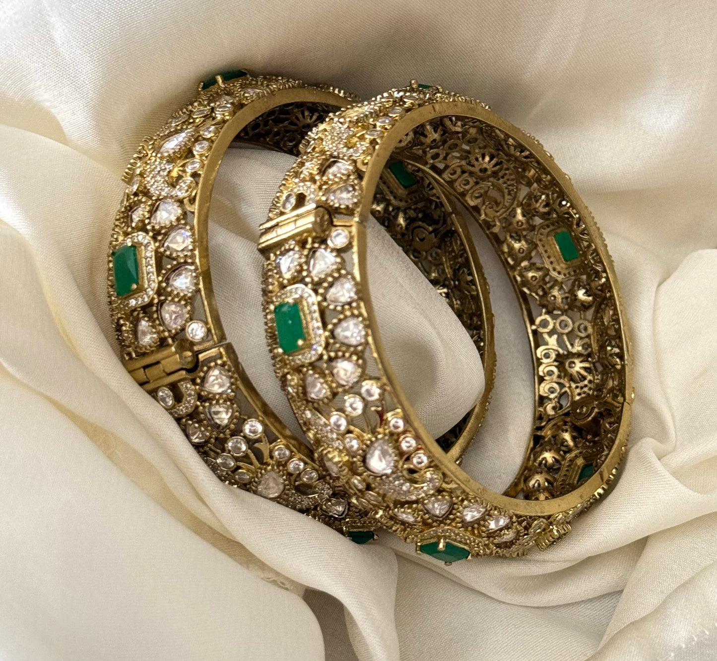 Monica Victorian Opening Bangles