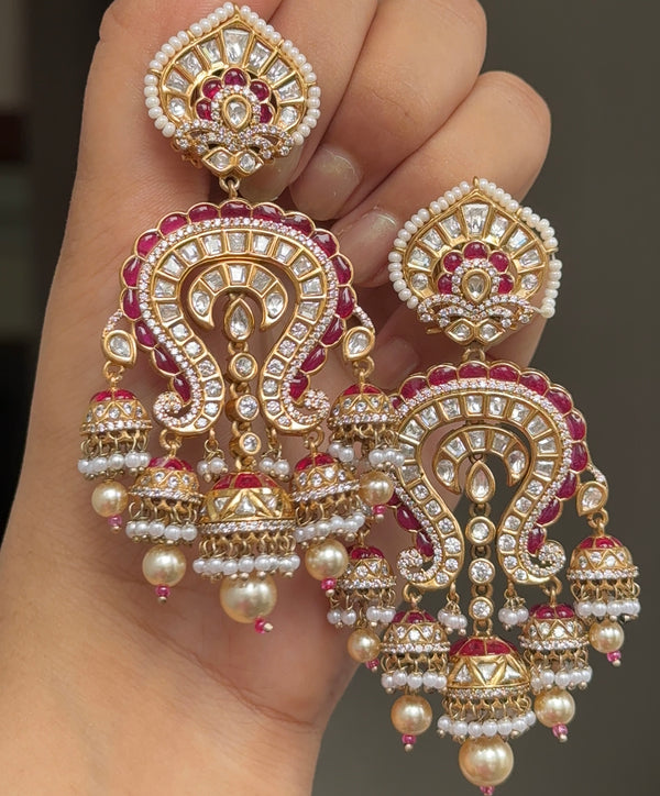 Radhika Moissanite Earrings