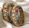 Sara Kundan Opening Bangles