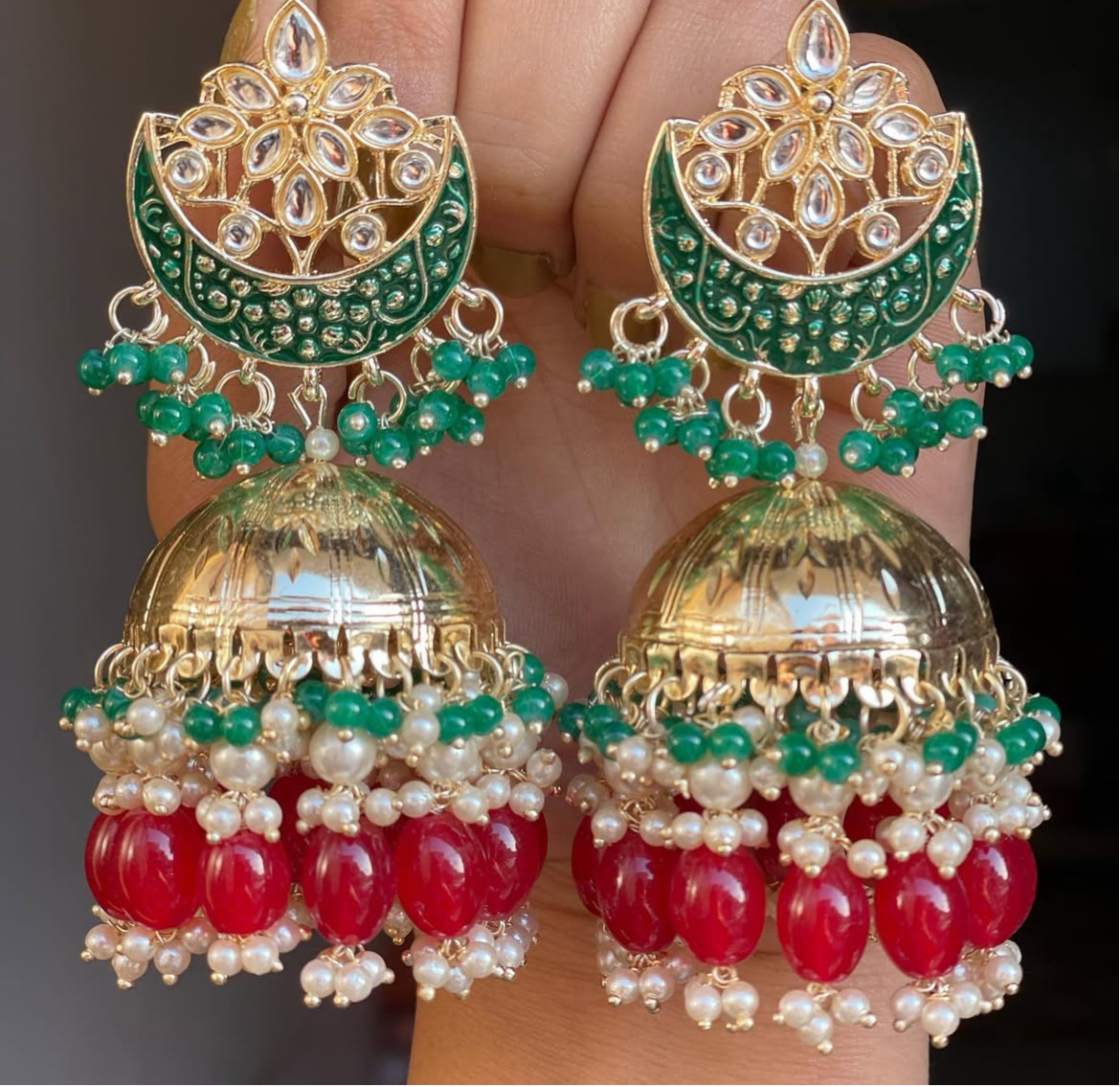 Chand Shaded Jhumka
