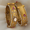 Stuthi Matte Gold Opening Bangles