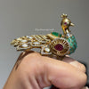 Peacock Statement Polki Ring