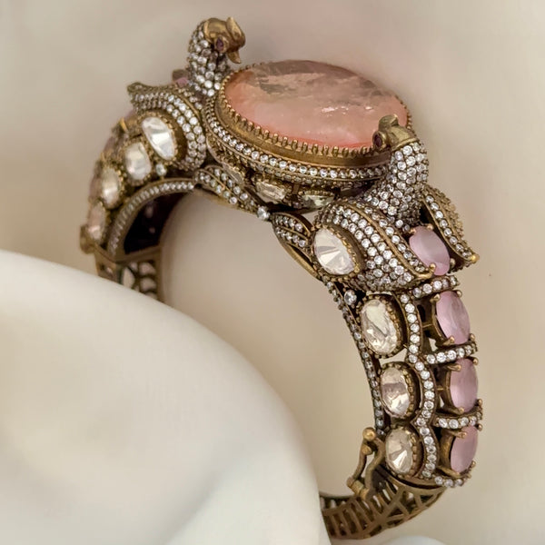 Victorian Antique Plated Peacock Bracelet