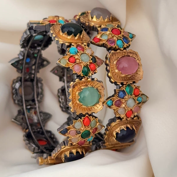 Kavya Sabya Navratan Bangles