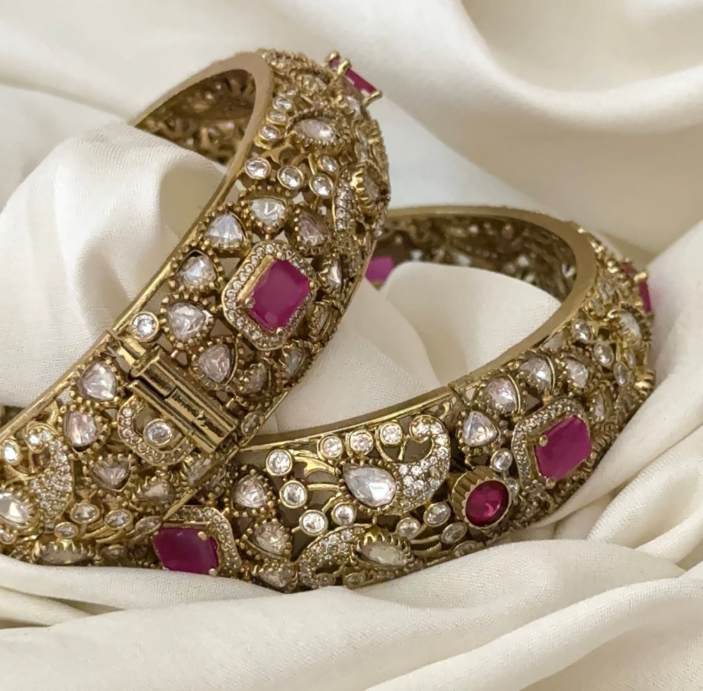 Monica Victorian Opening Bangles