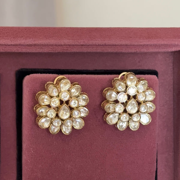 Amela LV Moissanite Studs