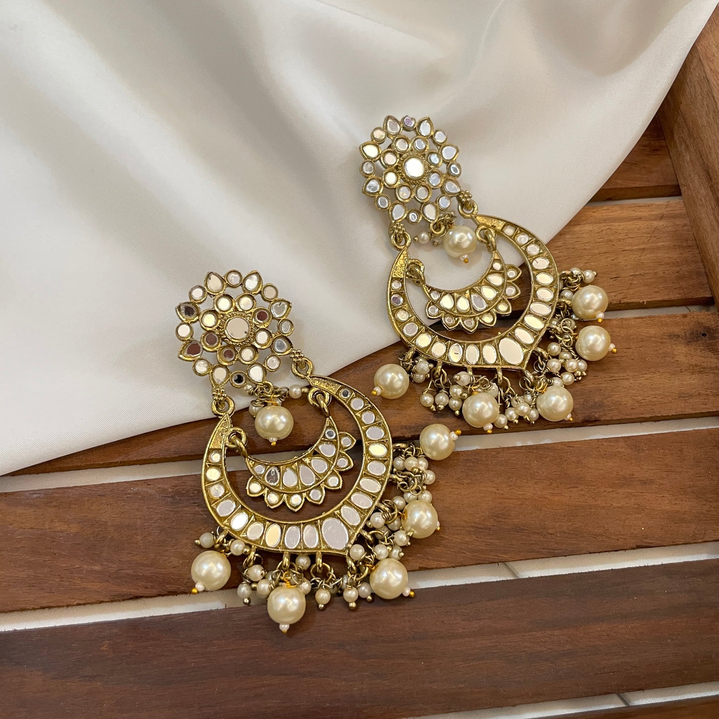 Mirror earrings