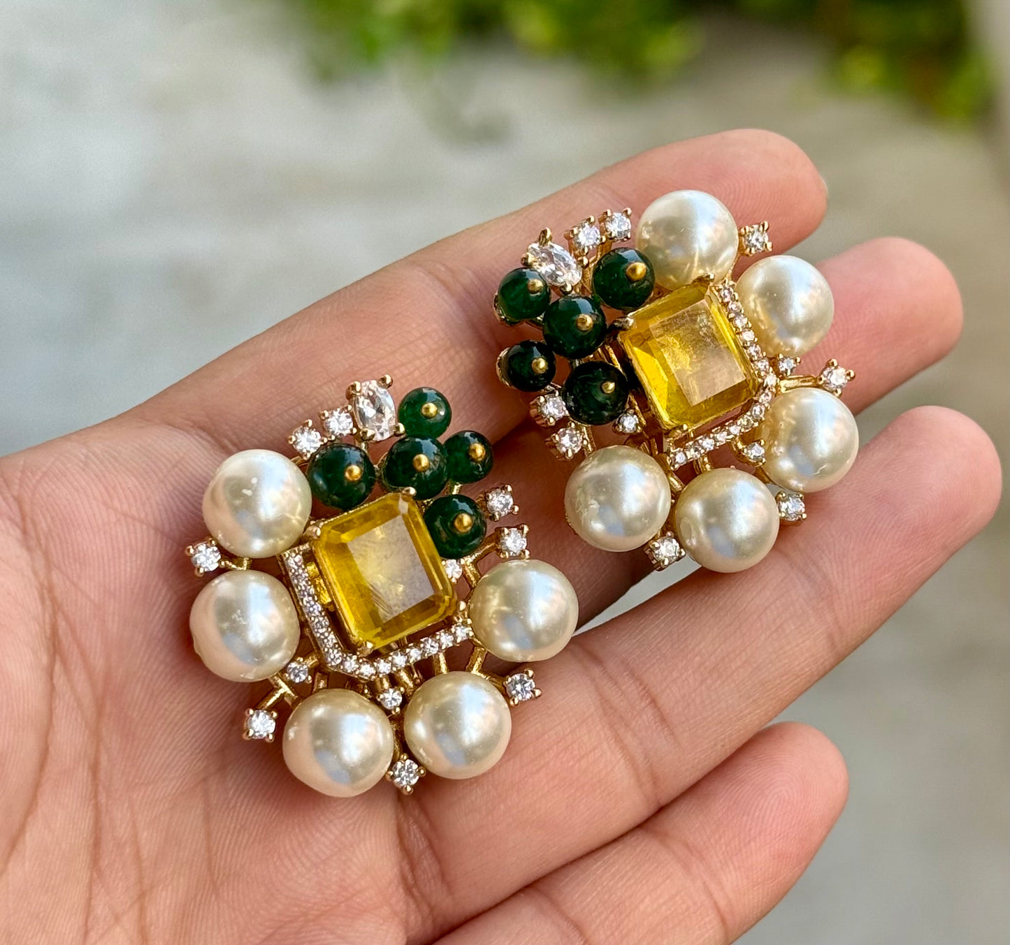 Pearl Doublet Studs