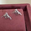 2 Style Rhodium Solitaire Studs