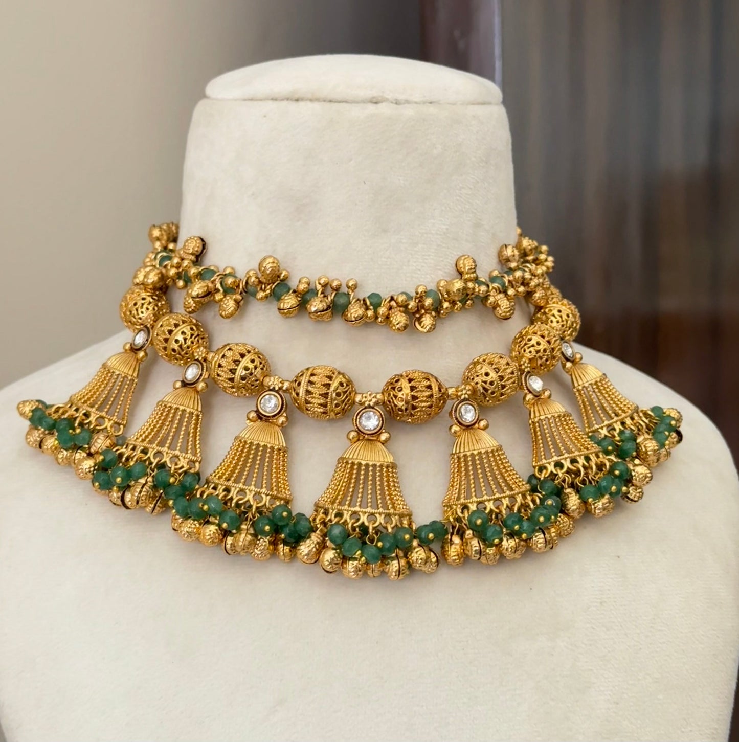 Rajwada Ghunghroo Necklace