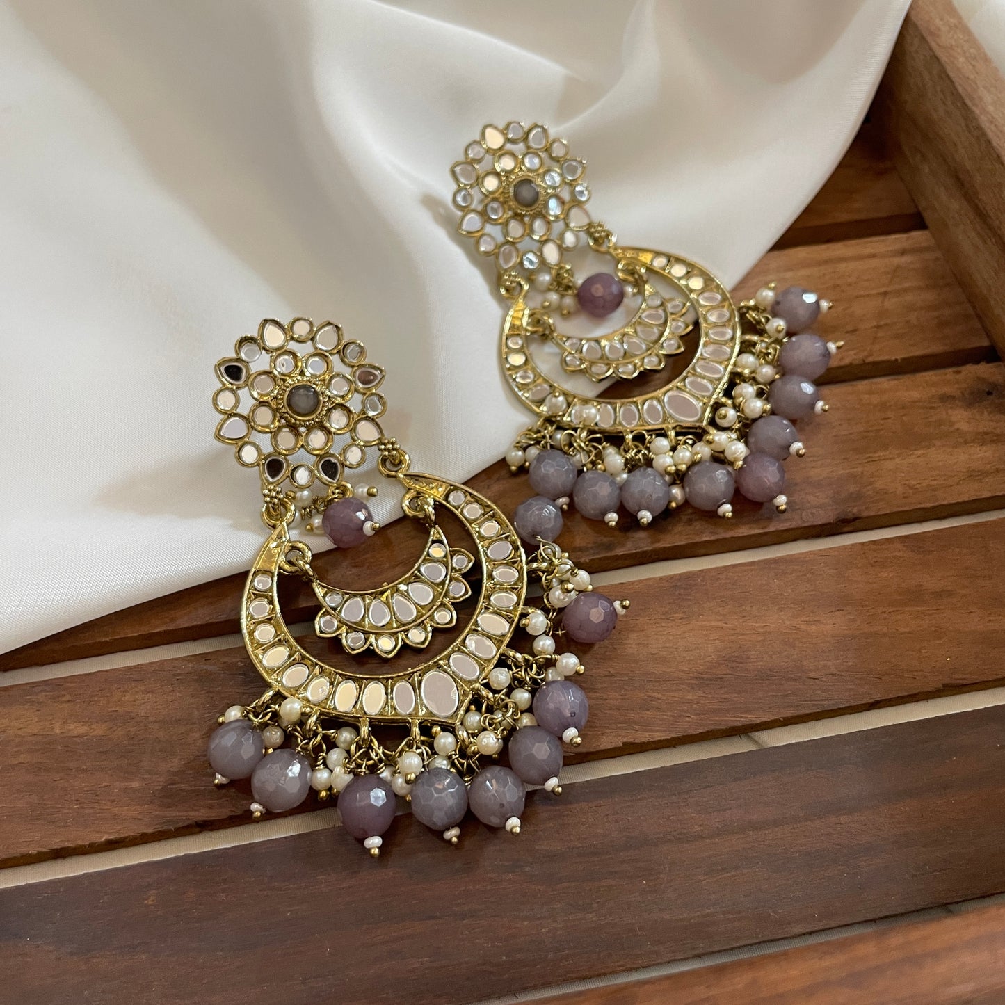 Mirror earrings