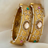Stuthi Matte Gold Opening Bangles