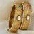 Stuthi Matte Gold Opening Bangles
