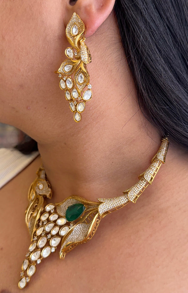 Hansika Moissanite Necklace Set
