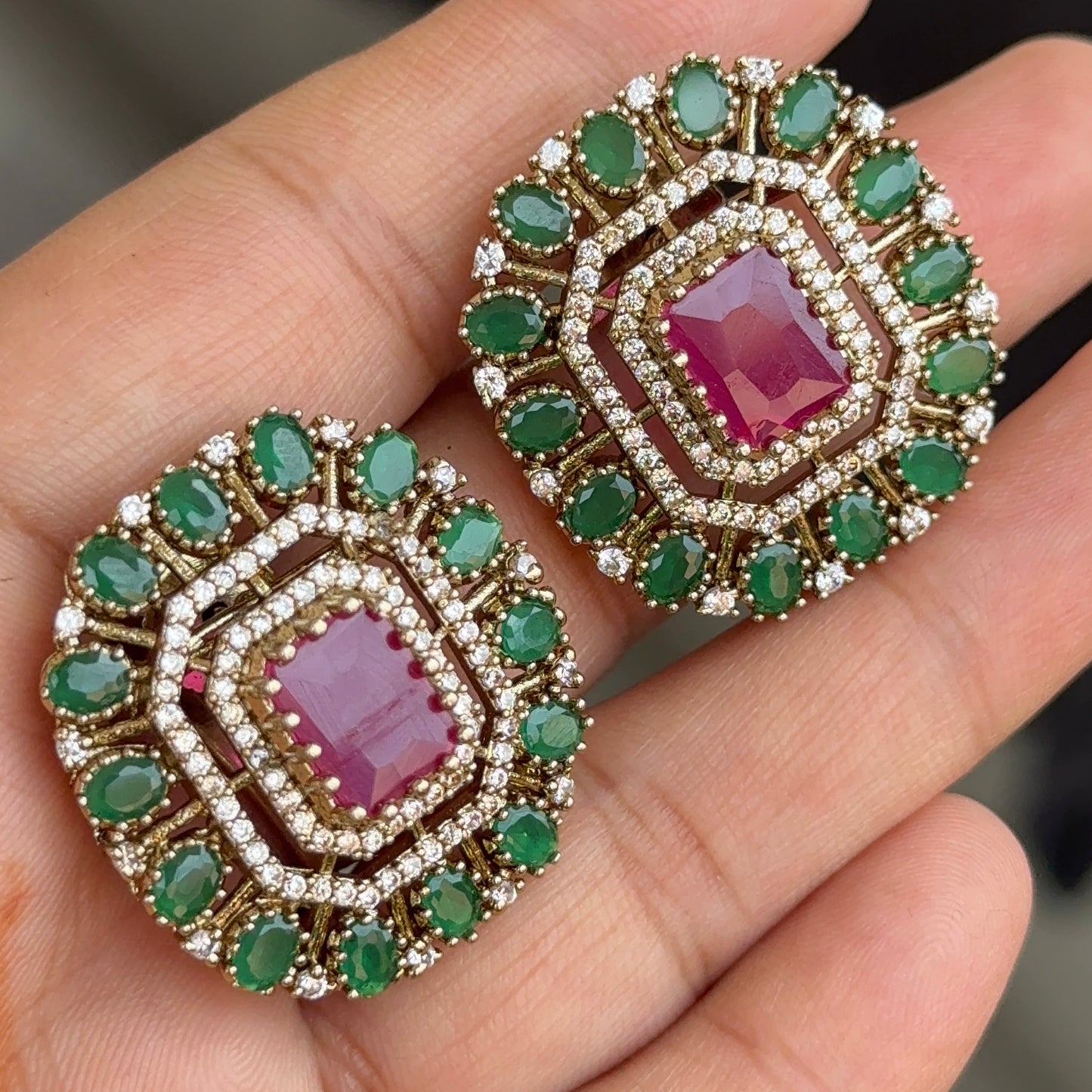 Vandani Crystal Studs