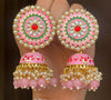 Meenakari Jhumkas