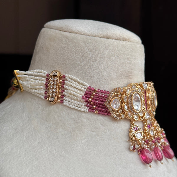 Nazia Polki Choker Set