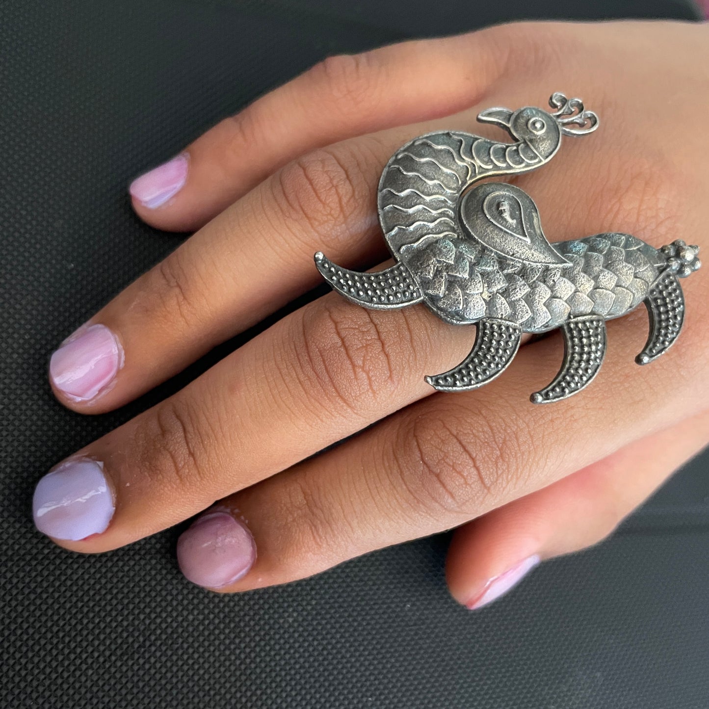 Peacock SLA Adjustable Ring