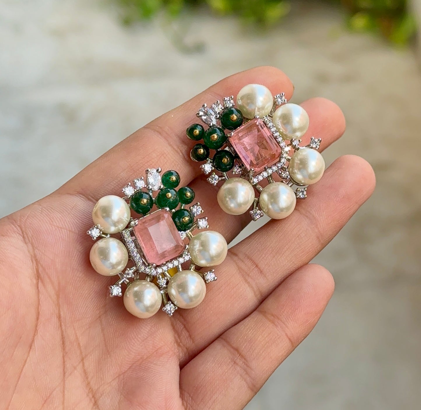 Pearl Doublet Studs