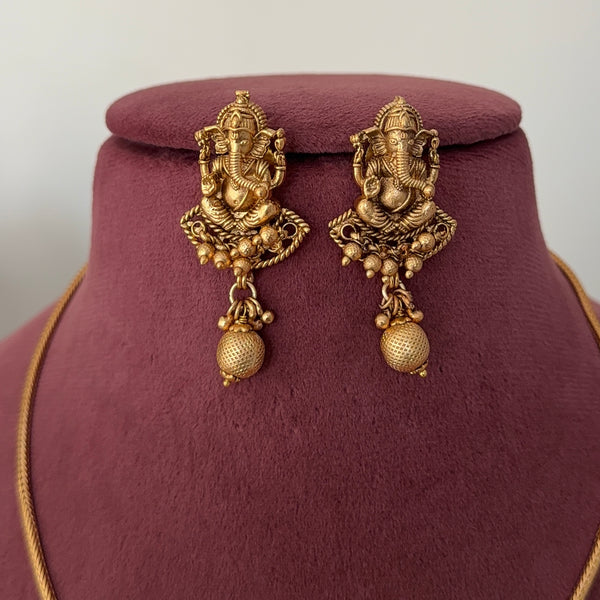 Ganpati Necklace Set