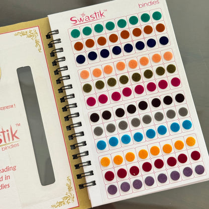 Plane Medium  Multicolored Bindi Book