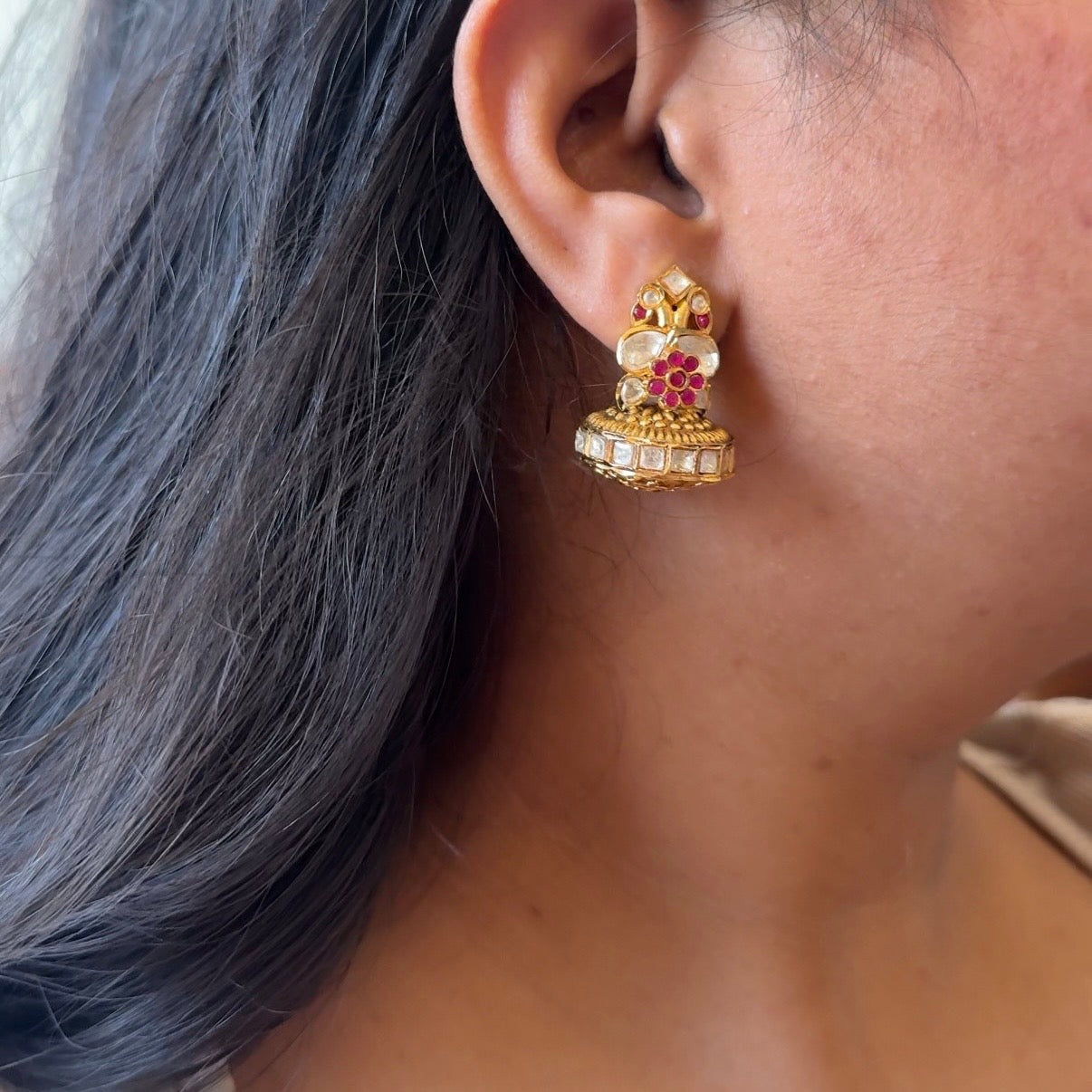 Matka Moissanite Studs