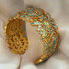 Jadau Gold Plated Turquoise Handcuff