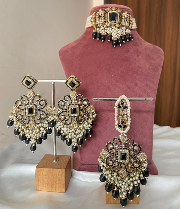 Rathi Jadau Choker Set