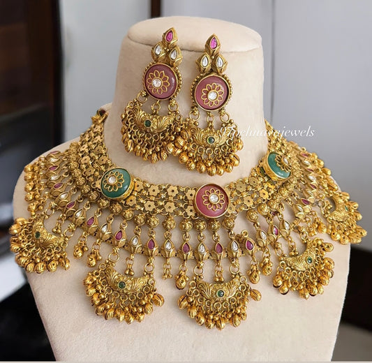 Sanchi Rajwada Necklace Set