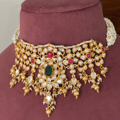 Radha Moissanite Choker Set