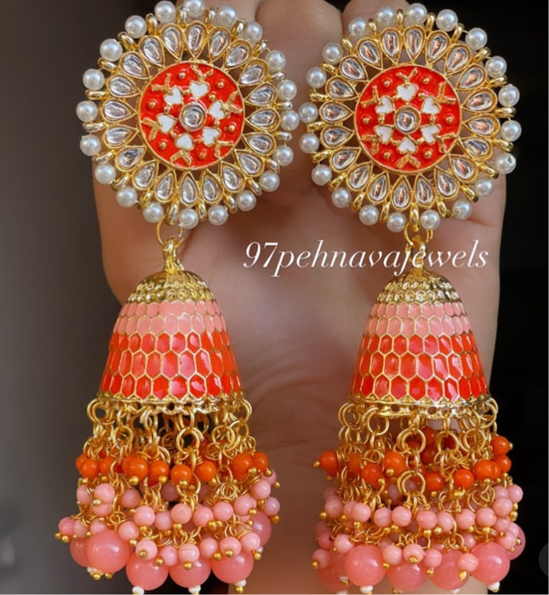 Ombre Jhumkas