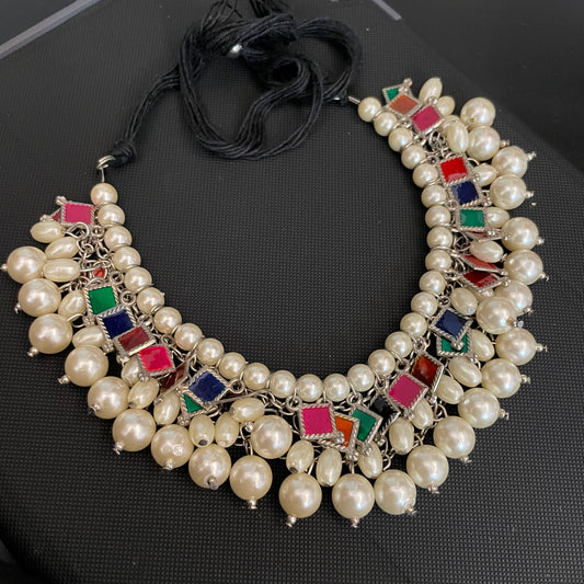 Multi Beaded Choker