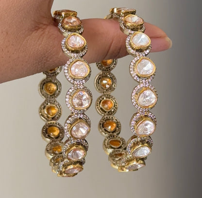 Victorian Moissanite Bangles