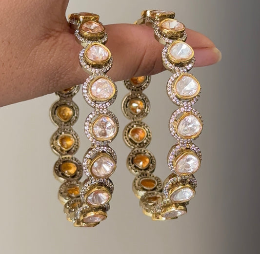 Victorian Moissanite Bangles