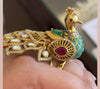Peacock Statement Polki Ring