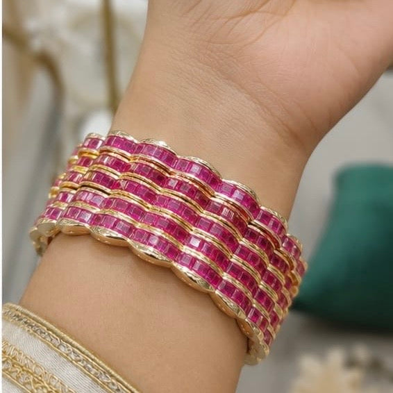 Ruby Sleek Cut Bangles
