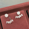 2 Style Rhodium Solitaire Studs