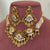 Gold Look Kundan Necklace Set