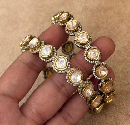 Victorian Moissanite Bangles