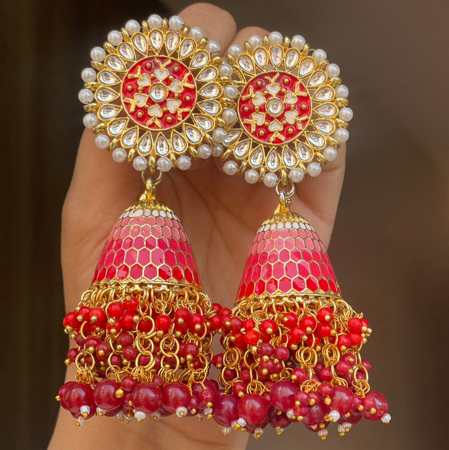 Ombre Jhumkas