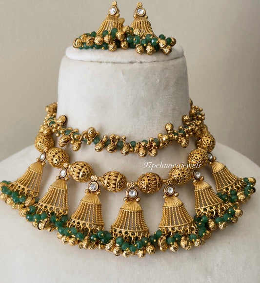 Rajwada Ghunghroo Necklace