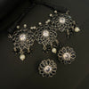 German Silver Zirconia Choker Set