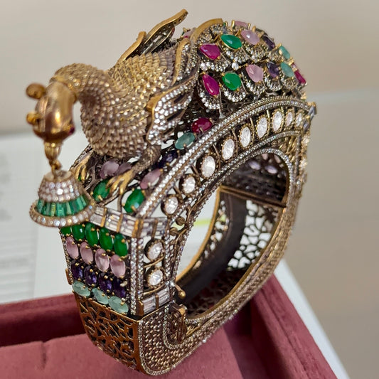 3D Peacock Statement Bracelet