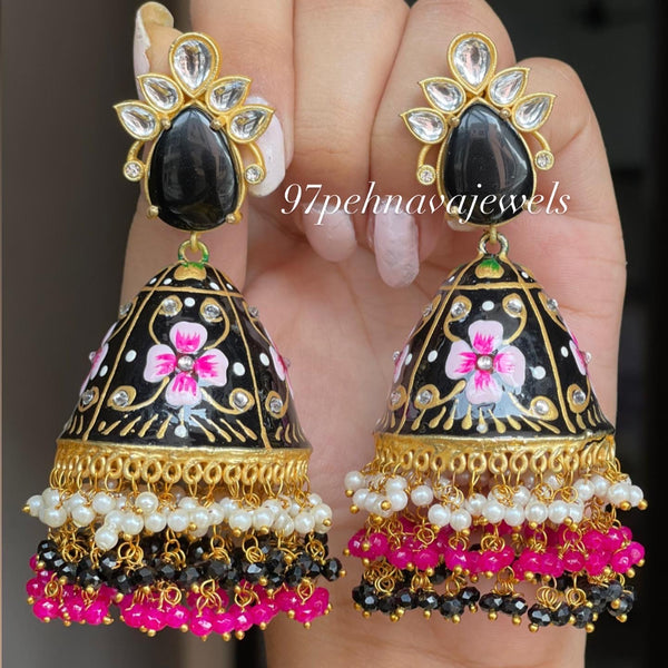 Hand Painted Jhumkas